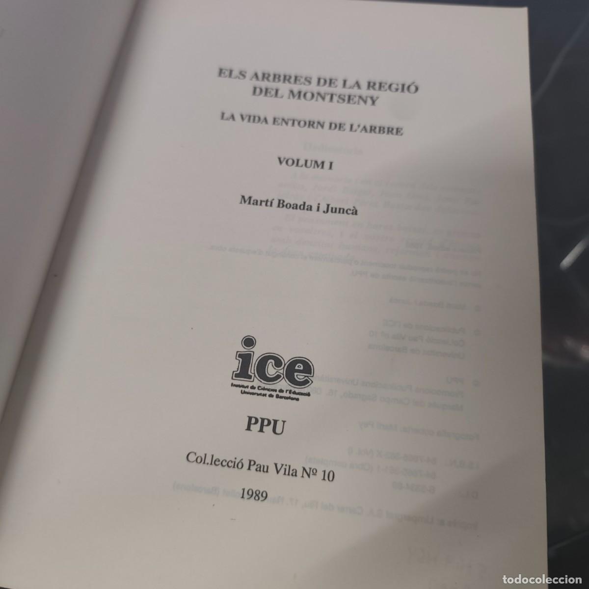 Libros de segunda mano: Els arbres de la regi&oacute; del Montseny - Foto 3