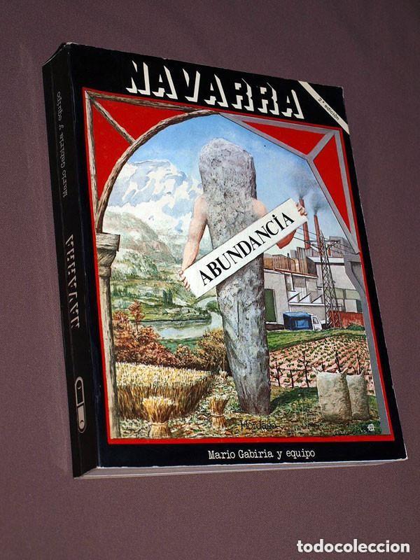 Libros de segunda mano: NAVARRA. ABUNDANCIA, ECOLOG&Iacute;A Y RECURSOS NATURALES. MARIO GABIRIA. HORDAGO, 1978. ESTAD&Iacute;STICA PLANOS