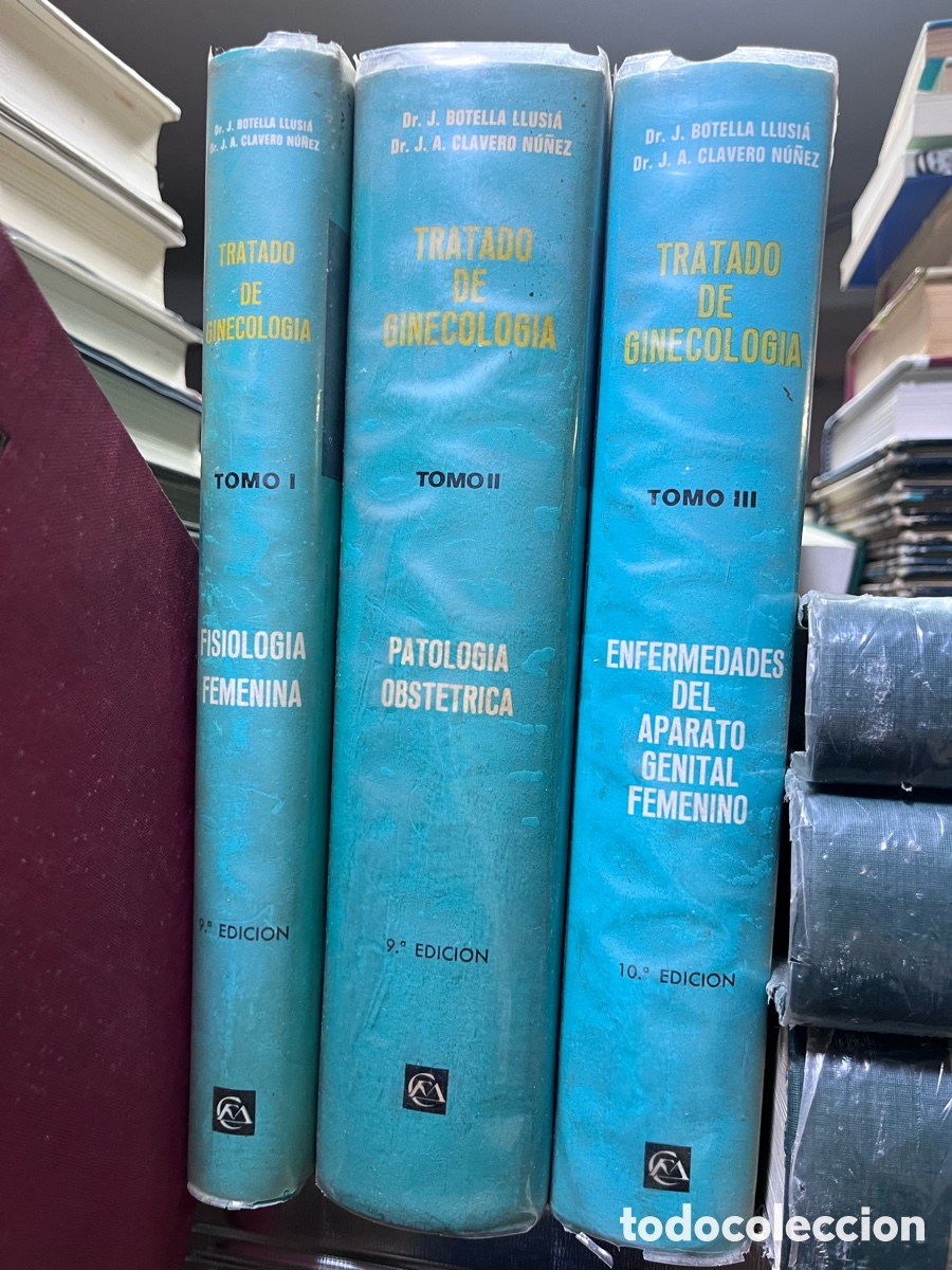Libros de segunda mano de Ciencias: Blas71A Tratado de ginecologia.- Botella Llusi&aacute;, Jos&eacute; Edit. Cient&iacute;fico Medica. 1971. 3 tomos