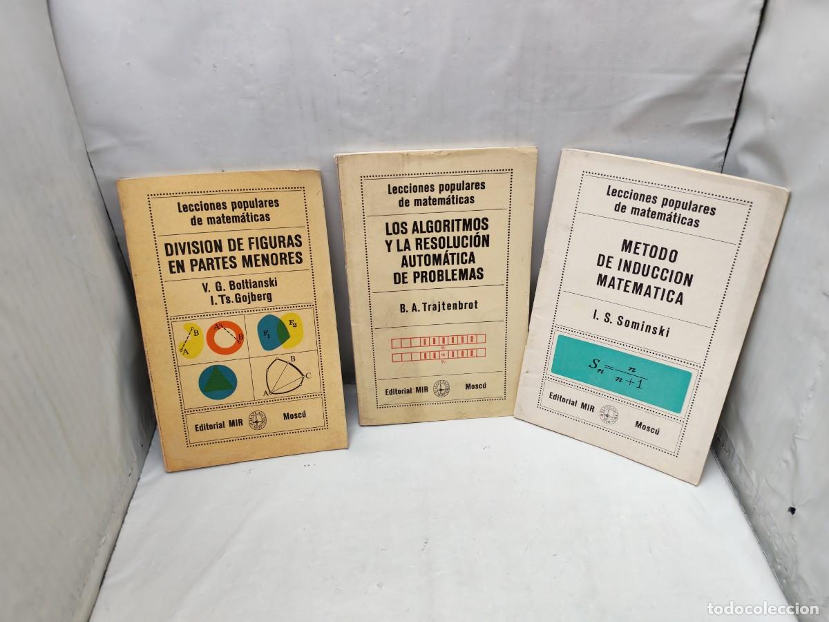 Livres d'occasion: PACK 3 Libros Matem&aacute;ticas de editorial MIR (Mosc&uacute; 1973 a 1977)