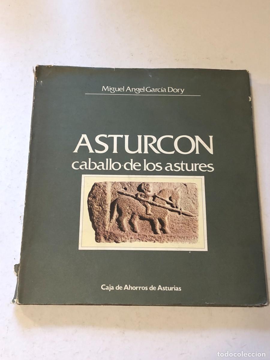 Libros de segunda mano: Libro Asturc&oacute;n Caballo de los Astures - Garc&iacute;a Dory - 1980 Tapa Dura Piel Dorados