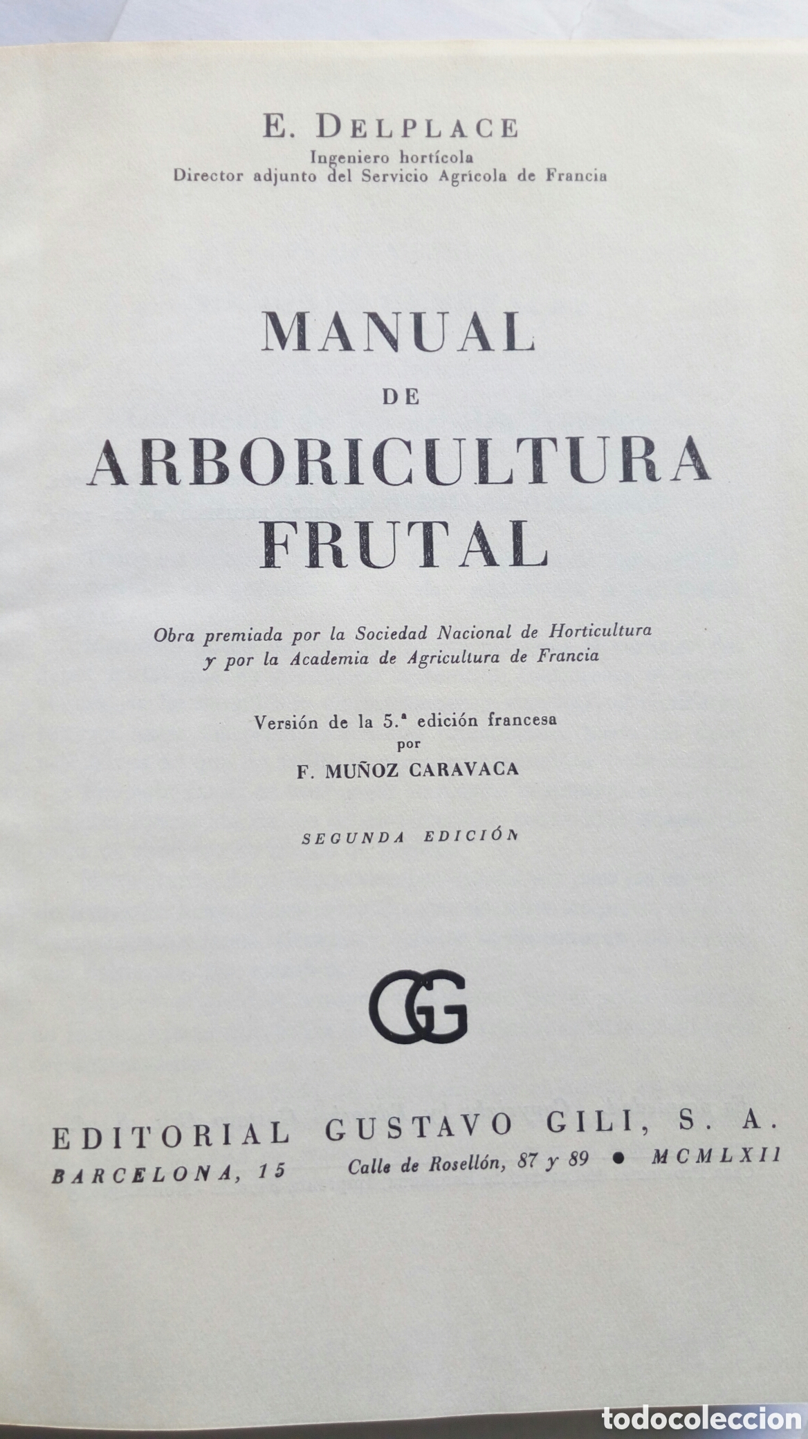 Libros de segunda mano: Arboricultura frutal. E. Delplace. - Foto 3