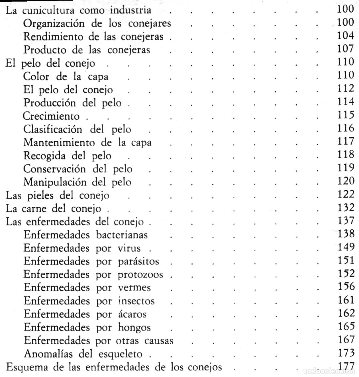 Libros de segunda mano: CRIA MODERNA DE LOS CONEJOS. MARIO VACCARO. - Foto 10