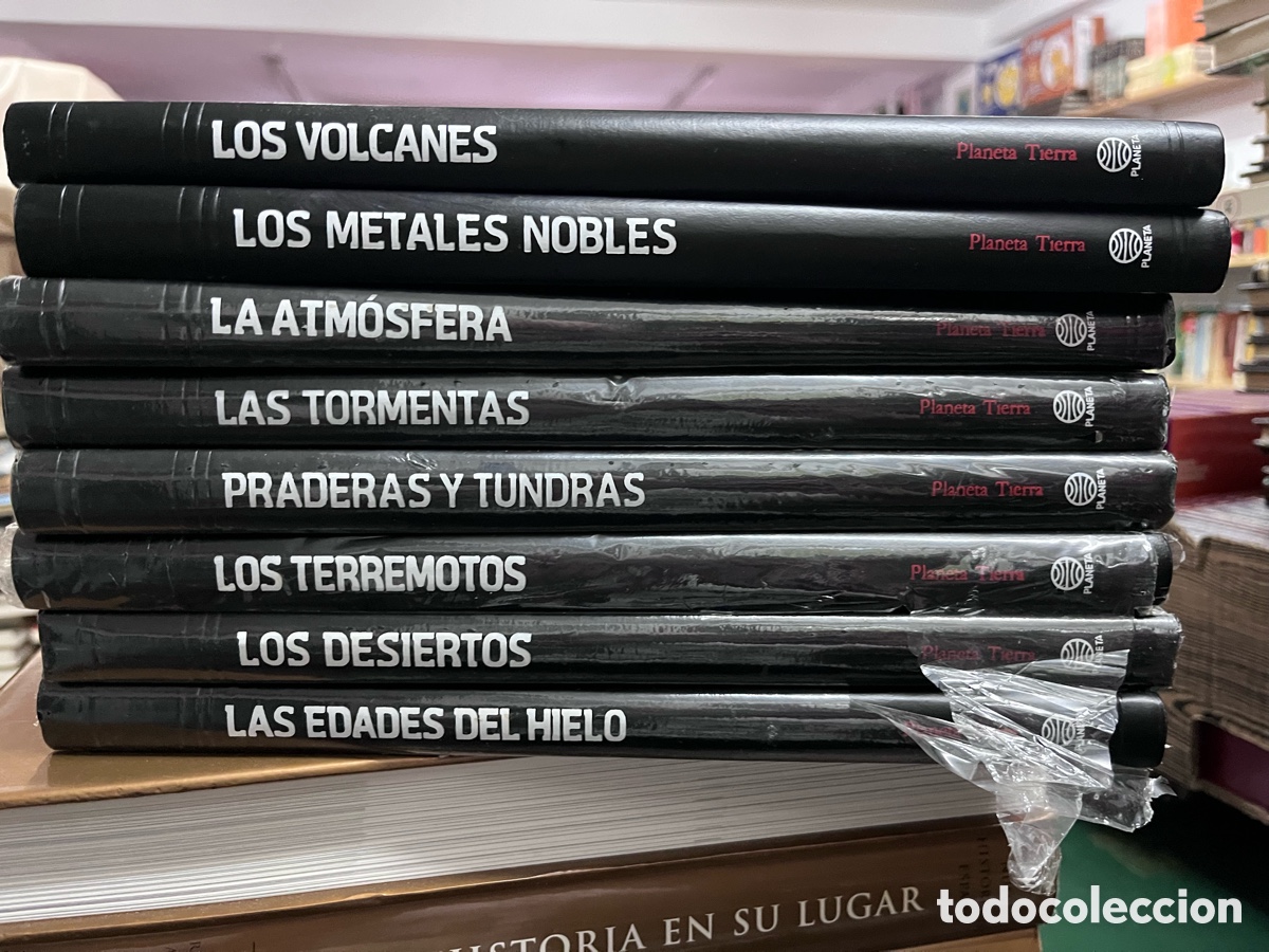 Libros de segunda mano: Enciclopedia planeta tierra. 8 tomos. Desiertos. Volcanes. Terremotos. Atm&oacute;sfera.