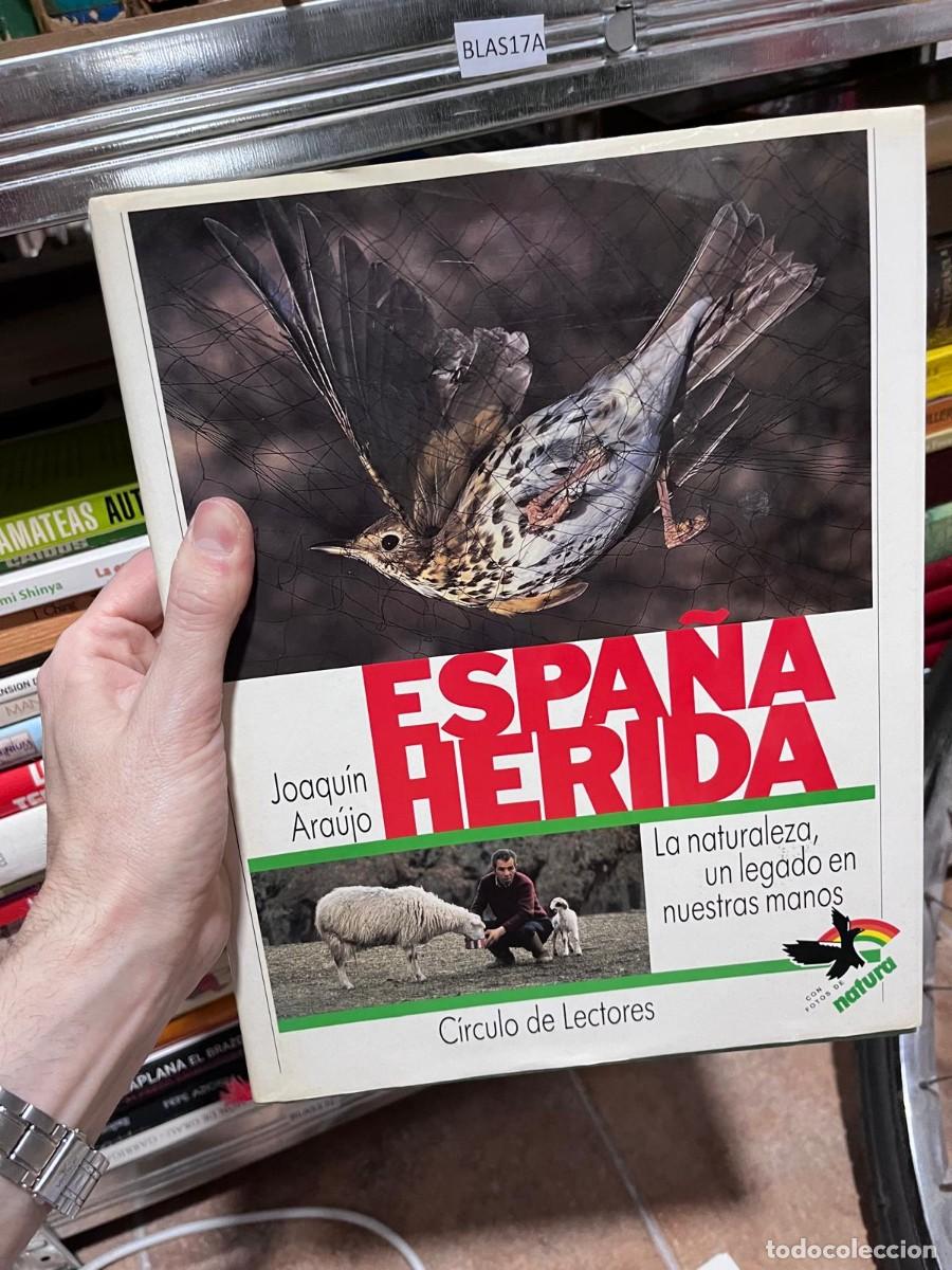 Libros de segunda mano: BLAS17A &mdash; Espa&ntilde;a herida. La naturaleza, un legado en nuestras manos &mdash; Joaqu&iacute;n Ara&uacute;jo.