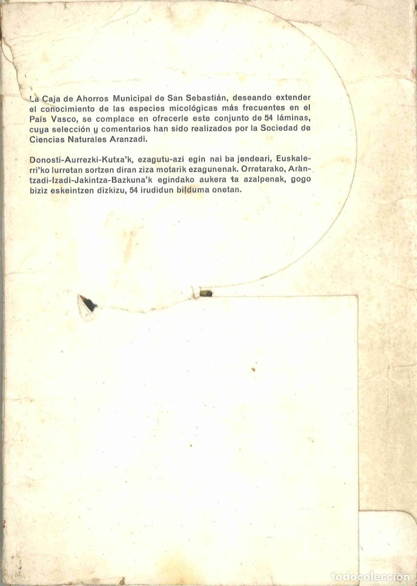 Libros de segunda mano: Setas del Pa&iacute;s Vasco. 1&ordf; y 2&ordf; serie. 1974 - Foto 2