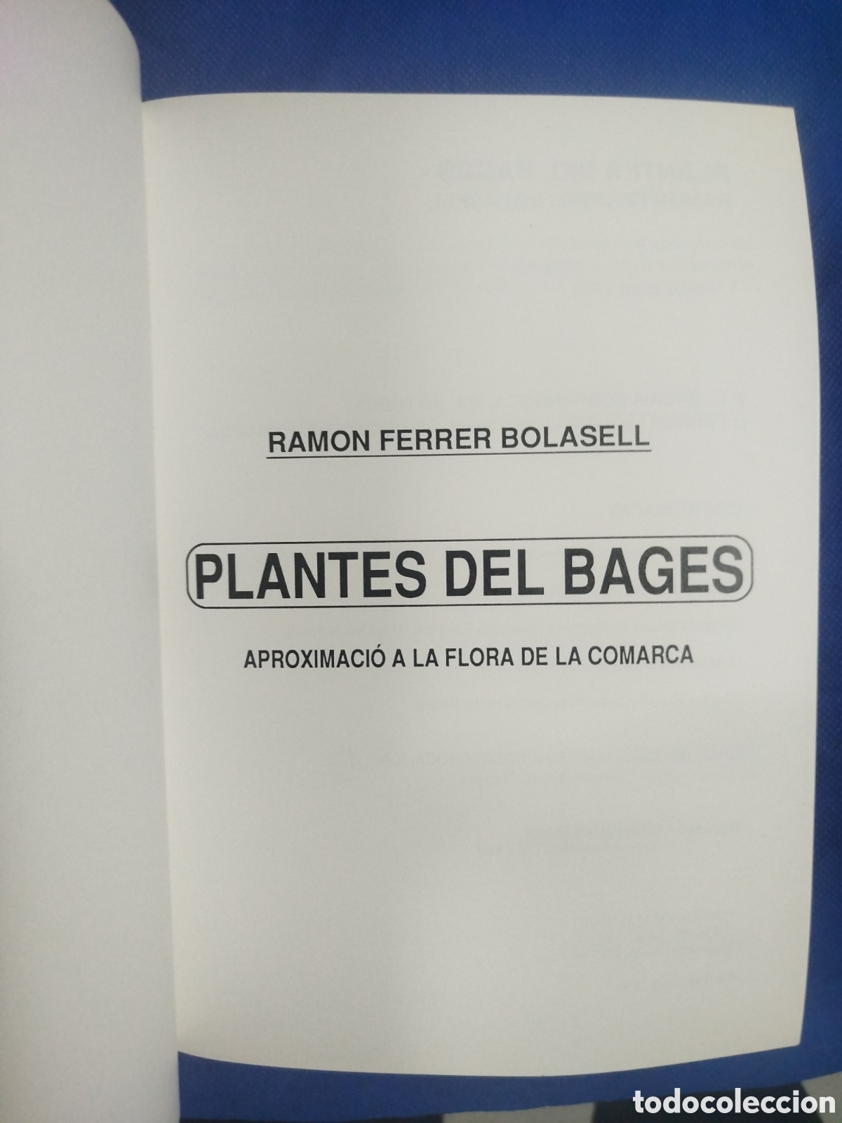 Libros de segunda mano: Ramon Ferrer Bolasell, Plantes del Bages - Foto 2