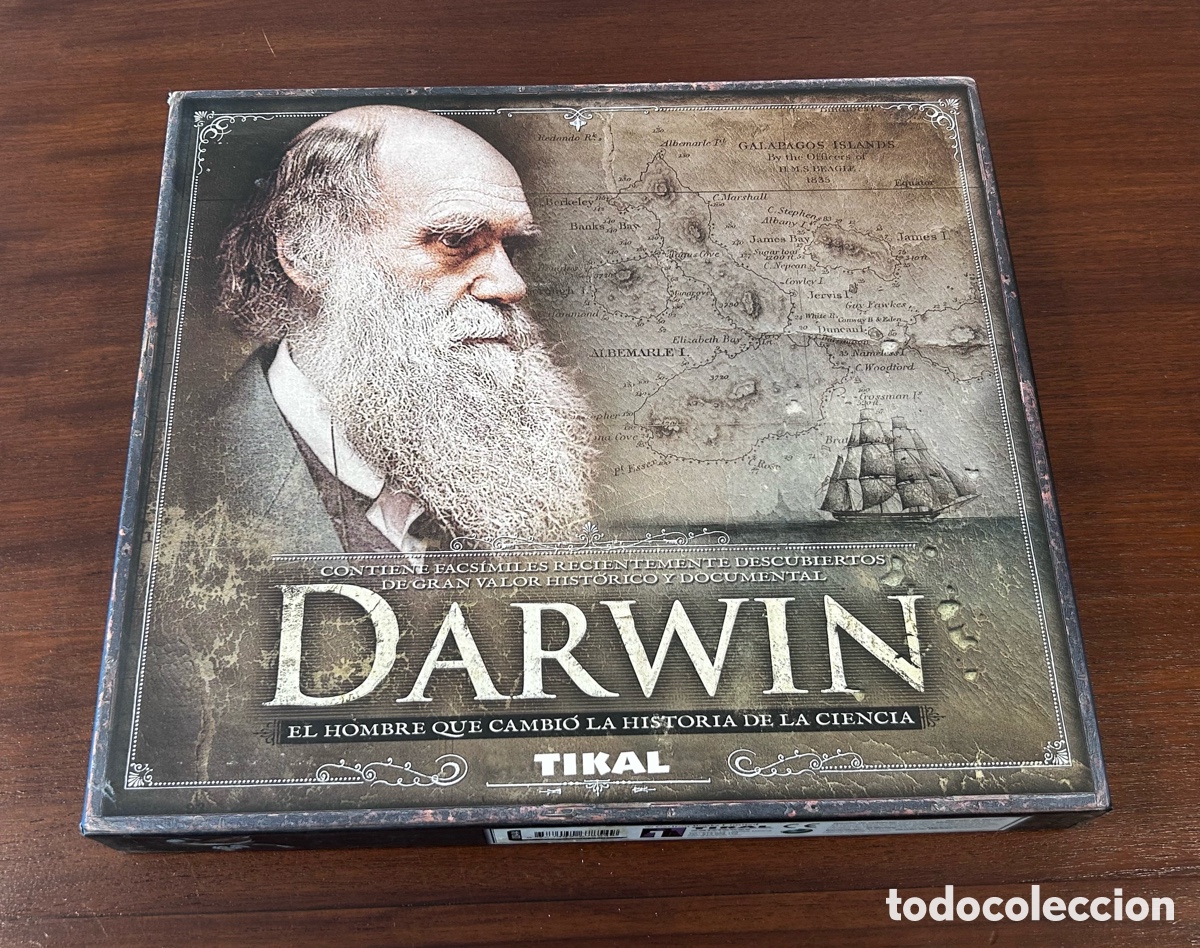 Libros de segunda mano: DARWIN EL HOMBRE QUE CAMBI&Oacute; LA HISTORIA DE LA CIENCIA. CON FACS&Iacute;MILES MANUSCRITOS. TIKAL. SUSAETA