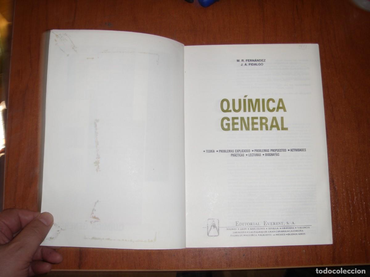 Libros de segunda mano de ciencias: QU&Iacute;MICA GENERAL EVEREST - Foto 4