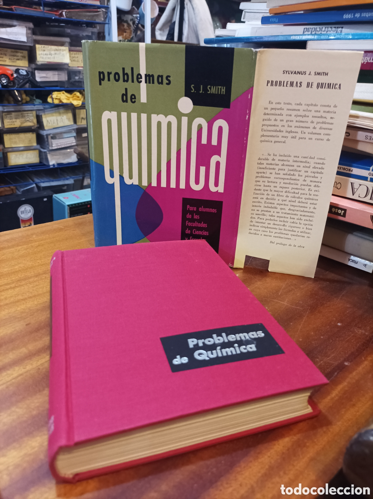 Libros de segunda mano de Ciencias: PROBLEMAS DE QU&Iacute;MICA S J SMITH.PARAALUMNOSDE LAS FACULTADES DE CIENCIAS Y ESCUELA DE INGENIEROS.