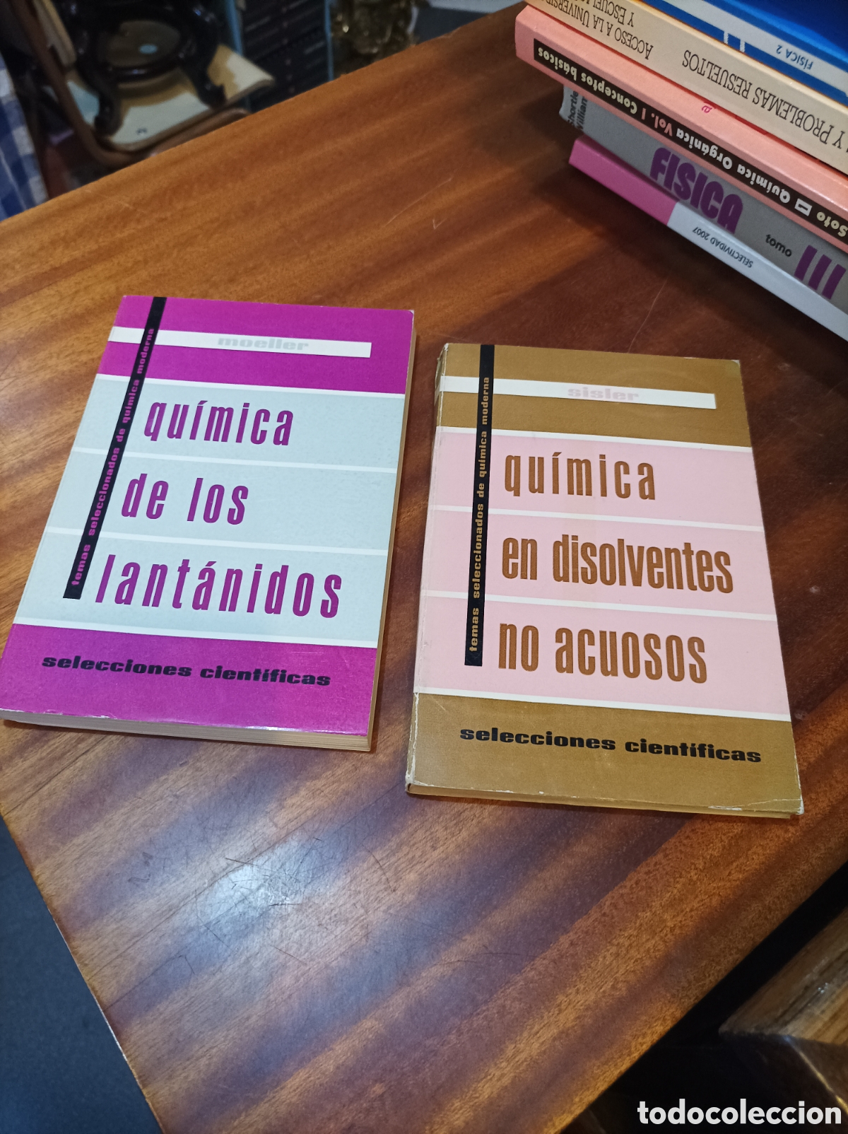 Second hand books of Sciences: QU&Iacute;MICA DE LOS LANT&Aacute;NIDOS Y QU&Iacute;MICA EN DISOLVENTES NO ACUOSOS.SELECCIONES CIENTIFICAS.
