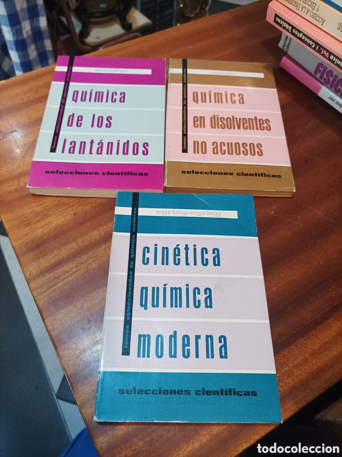 Libros de segunda mano de Ciencias: QU&Iacute;MICA DE LOS LANT&Aacute;NIDOS, CIN&Eacute;TICA Y QU&Iacute;MICA EN DISOLVENTES NO ACUOSOS.SELECCIONES CIENTIFICAS.