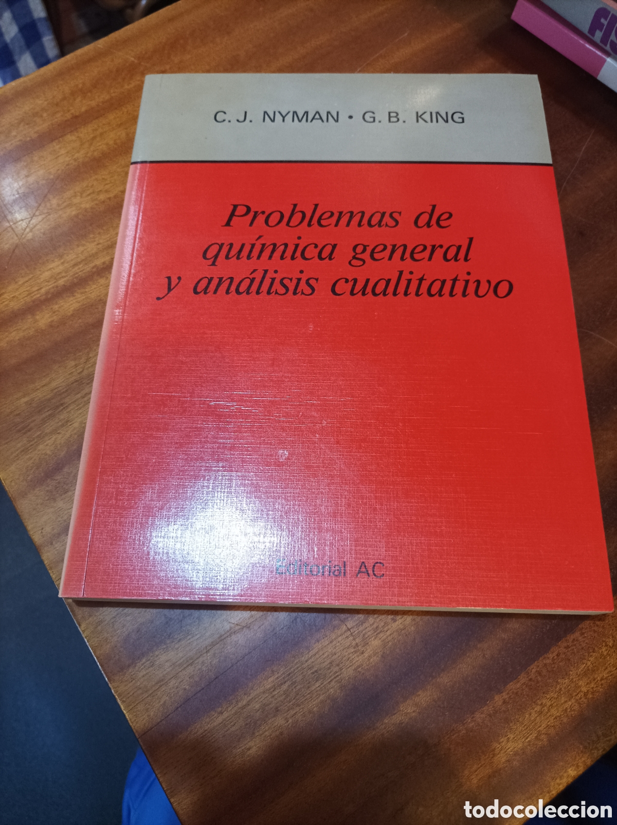 Libros de segunda mano de Ciencias: PROBLEMAS DE QU&Iacute;MICA GENERAL Y AN&Aacute;LISIS CUALITATIVO.C.J.NYMAN/G.B.KING.EDITORIAL AC