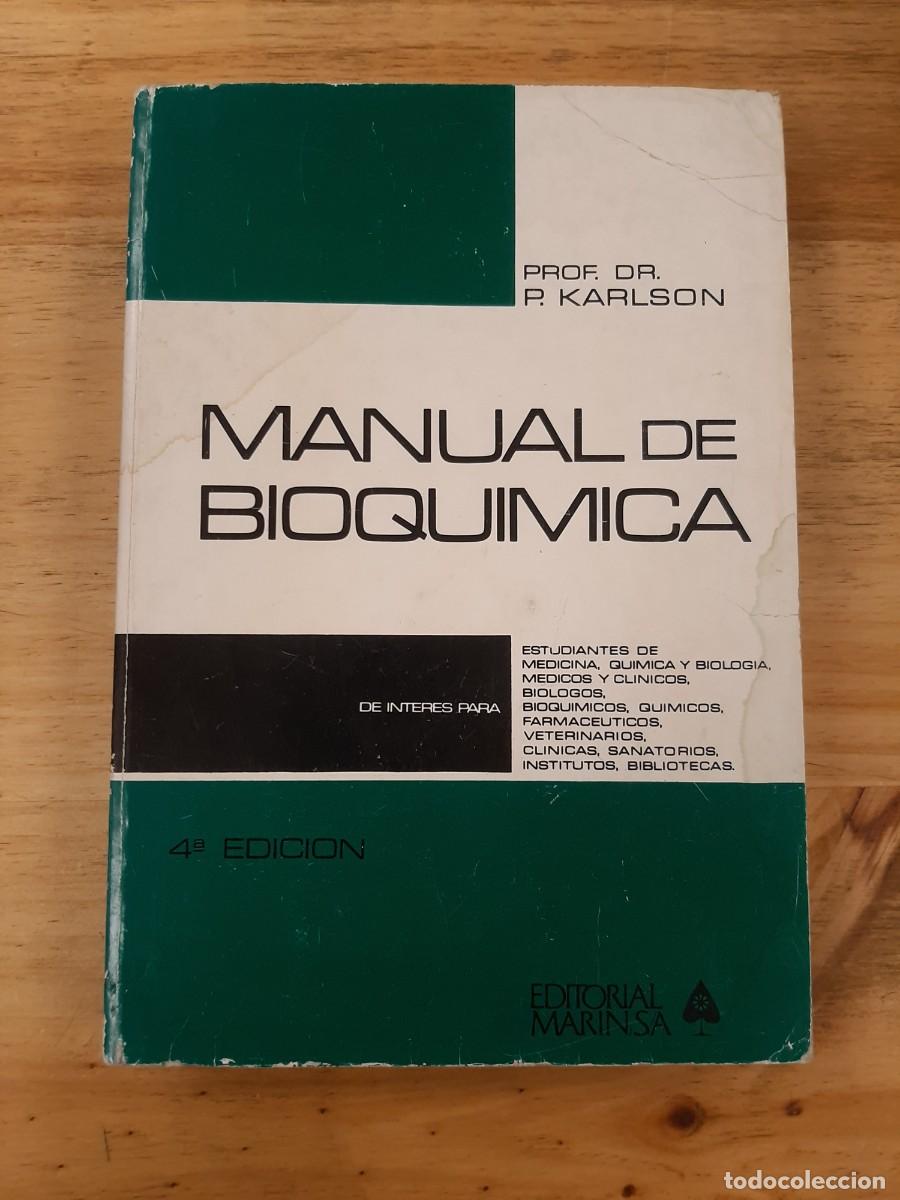 Libros de segunda mano: Manual de Bioqu&iacute;mica - Peter Karlson - Editorial Mar&iacute;n, 1976