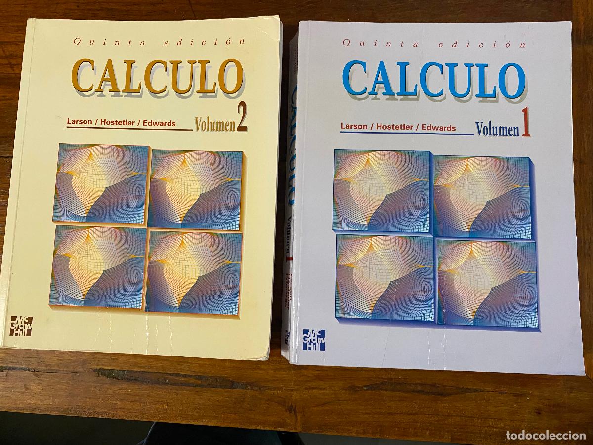 Libros de segunda mano de Ciencias: C&aacute;lculo. Larson, Hostetler, Edwards. DOS TOMOS