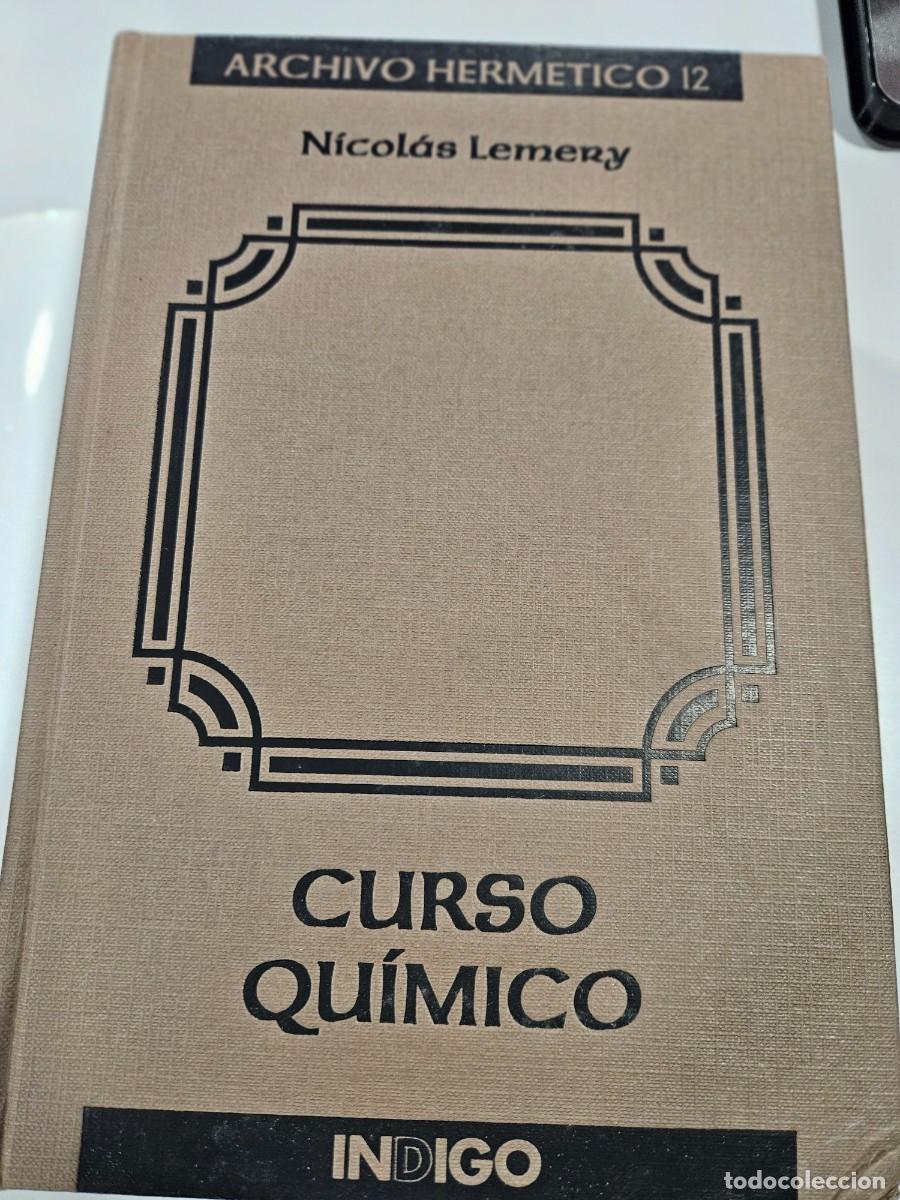 Libros de segunda mano de ciencias: CURSO QUIMICO - NICOLAS LEMERY - Foto 3