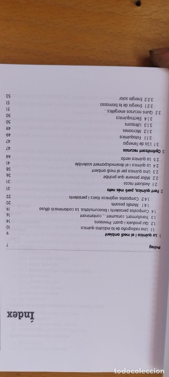 Libros de segunda mano de ciencias: QUIMICA VERDA / XAVIER DOMENECH / KARA 20 / RUBES / EN CATALAN - Foto 10