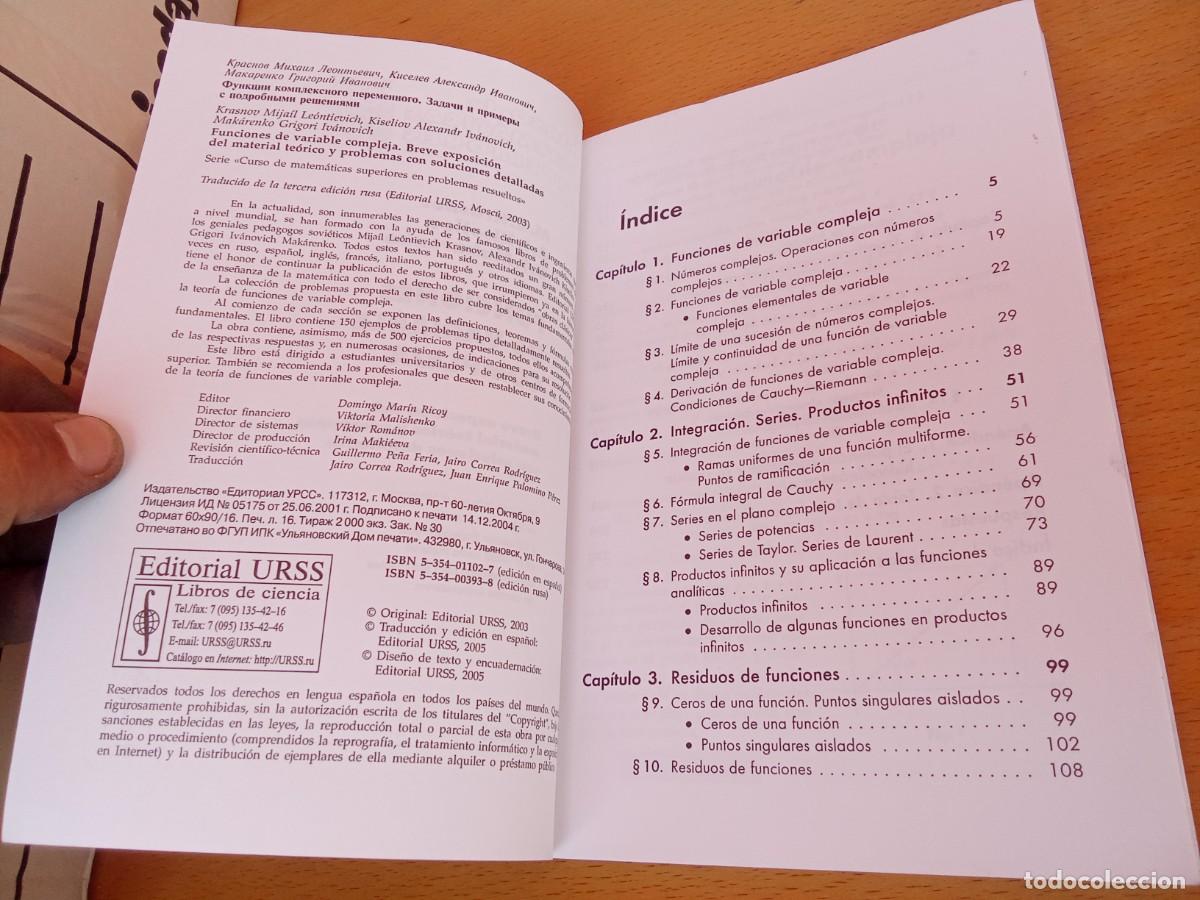 Libros de segunda mano de ciencias: FUNCIONES DE VARIABLE COMPLEJA/c&aacute;lculo operacional, teor&iacute;a de la estabilidad/KARA 24/BCR - Foto 6