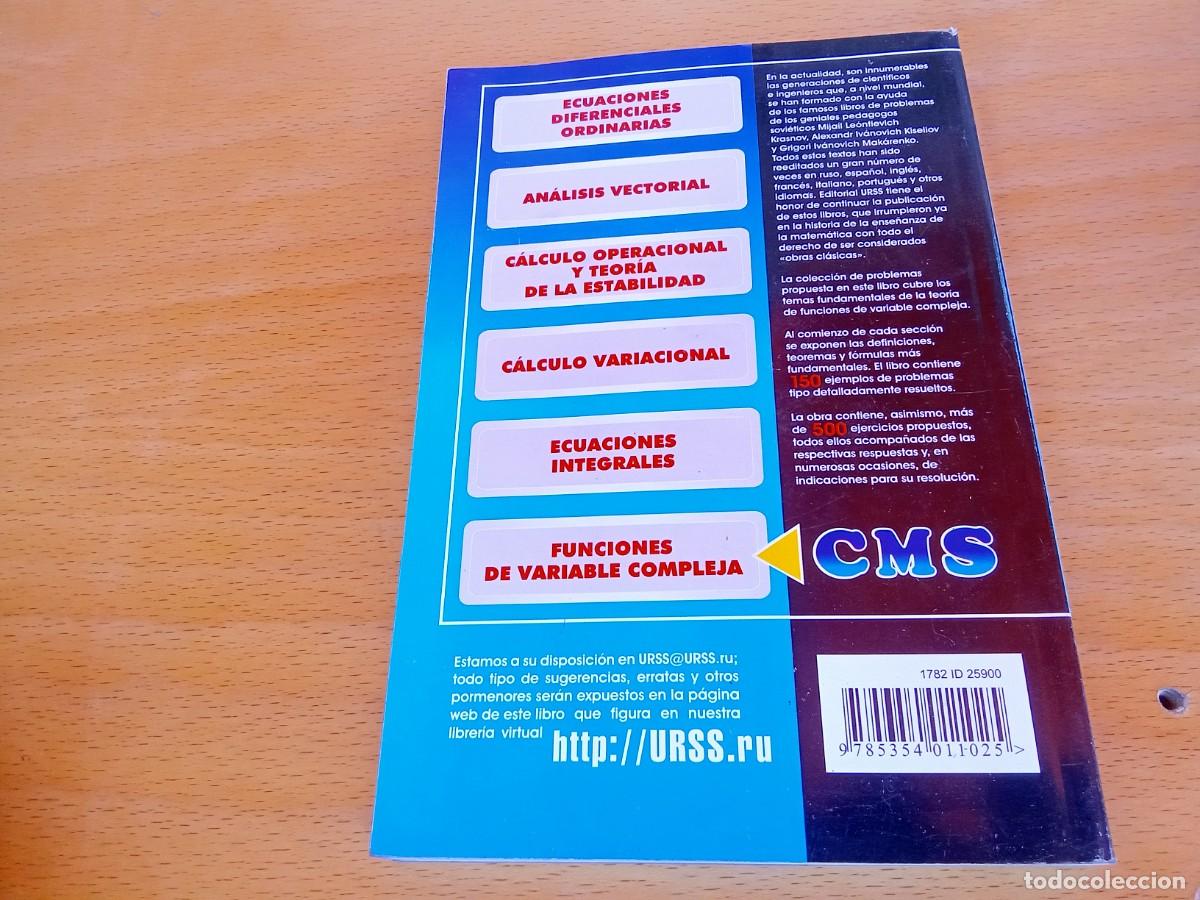 Libros de segunda mano de ciencias: FUNCIONES DE VARIABLE COMPLEJA/c&aacute;lculo operacional, teor&iacute;a de la estabilidad/KARA 24/BCR - Foto 16