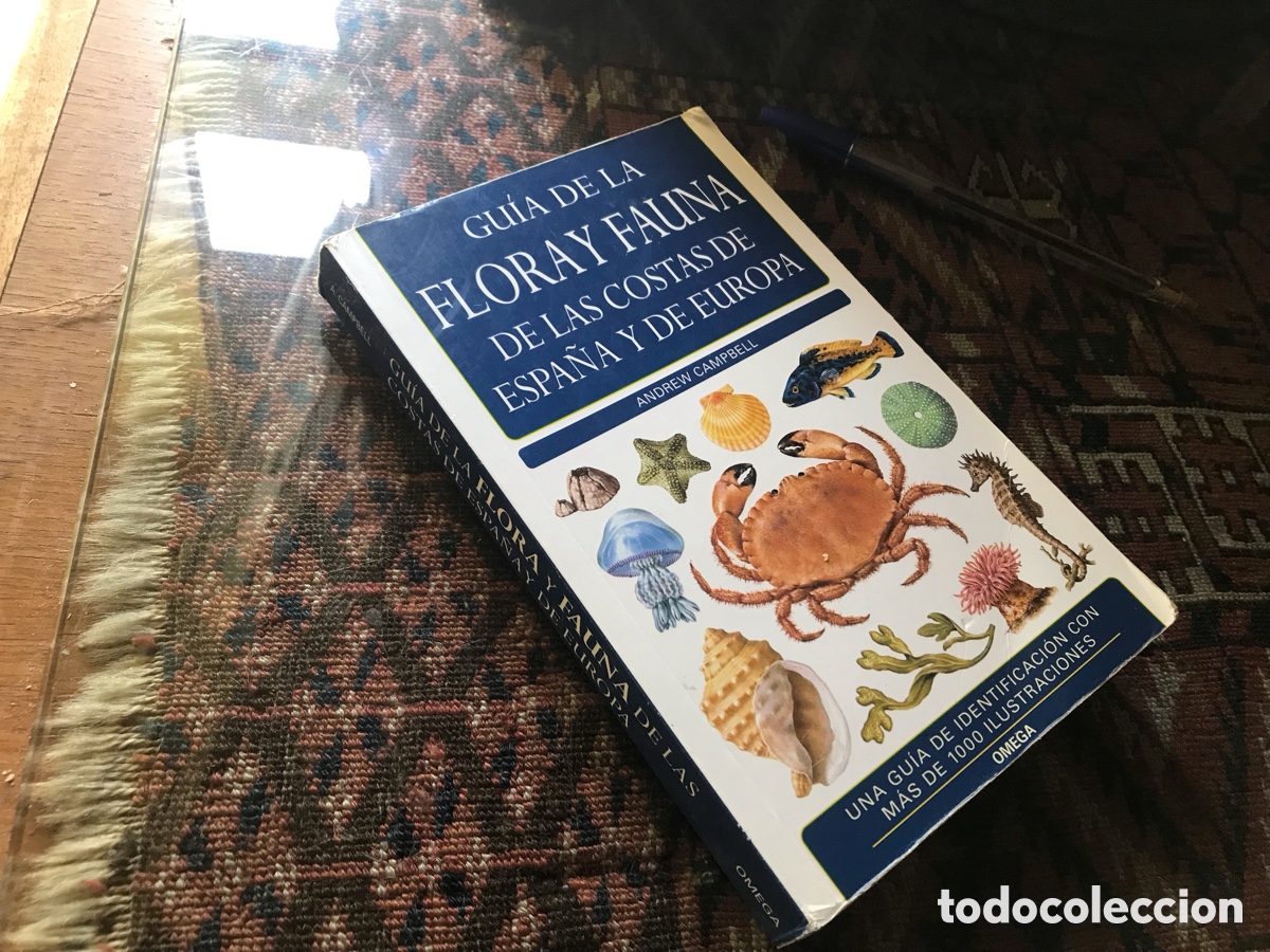 Libros de segunda mano: Gu&iacute;a de la flora y fauna de las costas de Espa&ntilde;a y de Europa. Andrew Campbell. Omega