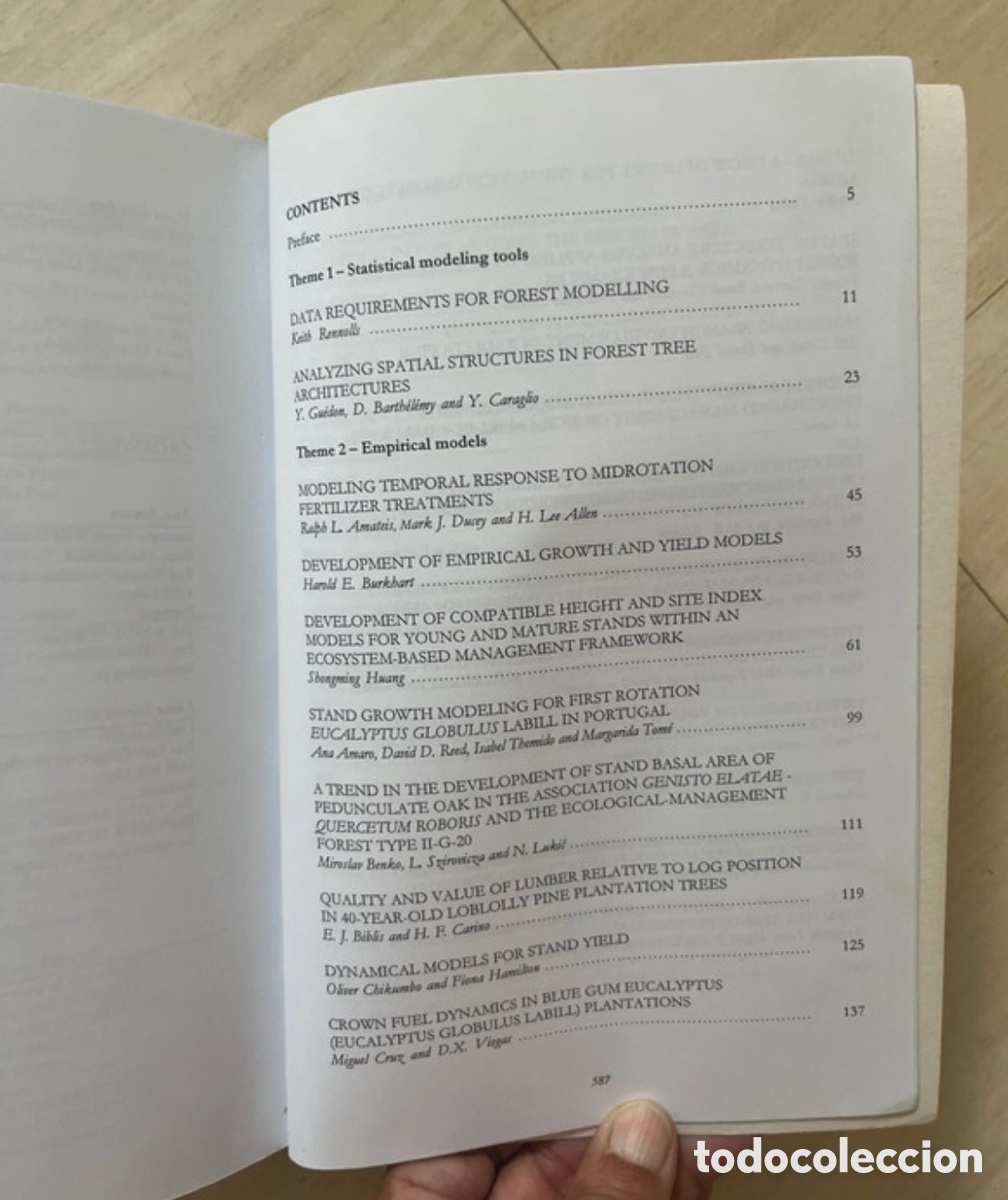 Libros de segunda mano: Empirical and Process Based Models for Forest Tree and Stand Growth Simulation - Foto 4