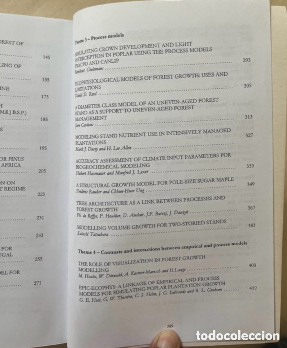 Libros de segunda mano: Empirical and Process Based Models for Forest Tree and Stand Growth Simulation - Foto 6