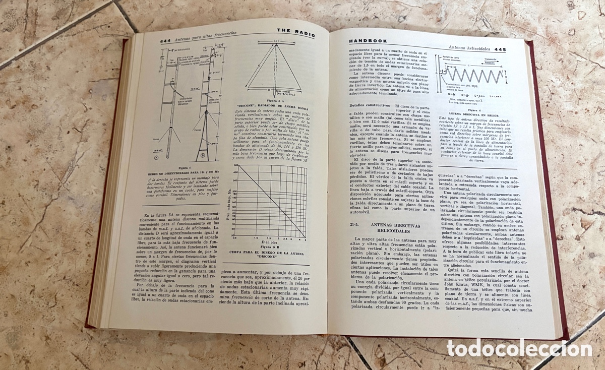 Libros de segunda mano de ciencias: Radio HandBook edici&oacute;n espa&ntilde;ola 1956 - Foto 5