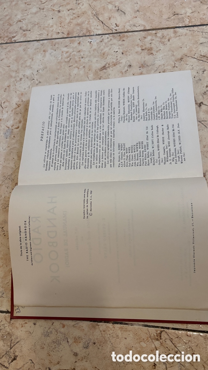 Libros de segunda mano de ciencias: Radio HandBook edici&oacute;n espa&ntilde;ola 1956 - Foto 10