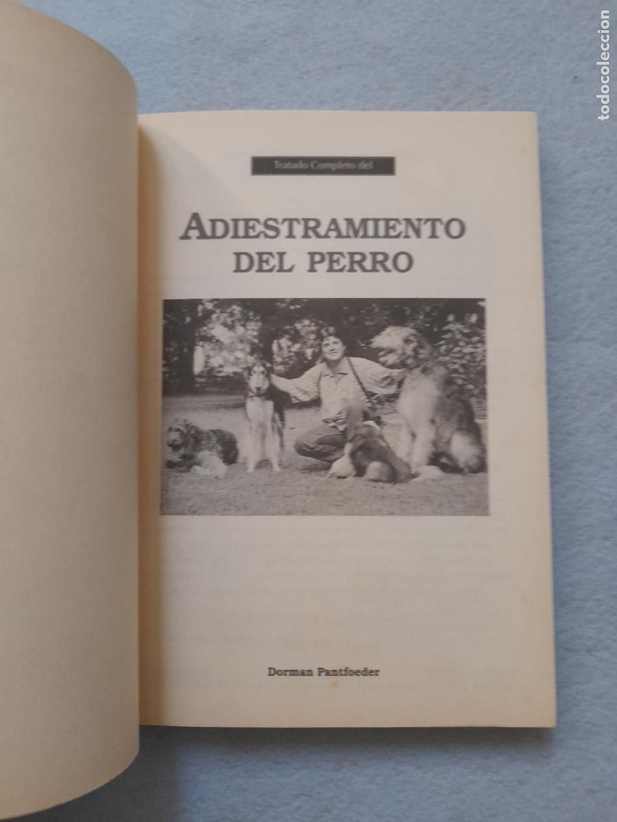 Libros de segunda mano: Tratado Completo del Adiestramiento del Perro. Dorman Pantfoeder. - Foto 2