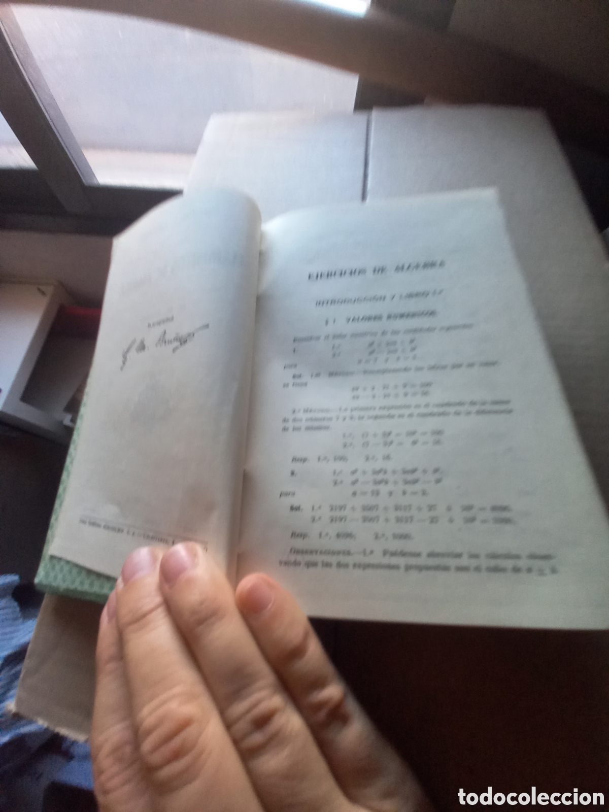 Libros de segunda mano de ciencias: Libro de &Aacute;lgebra y solucionario - Foto 6