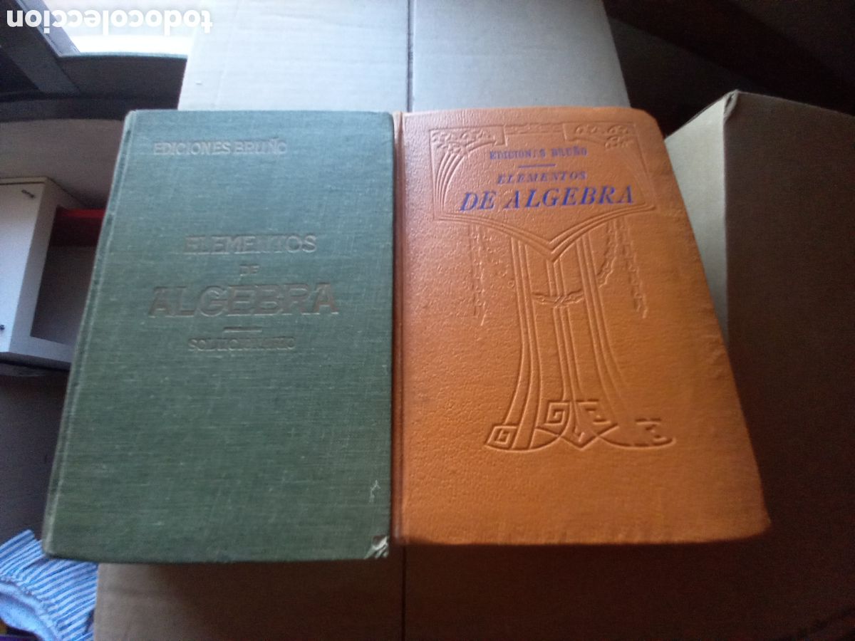 Libros de segunda mano de ciencias: Libro de &Aacute;lgebra y solucionario - Foto 1