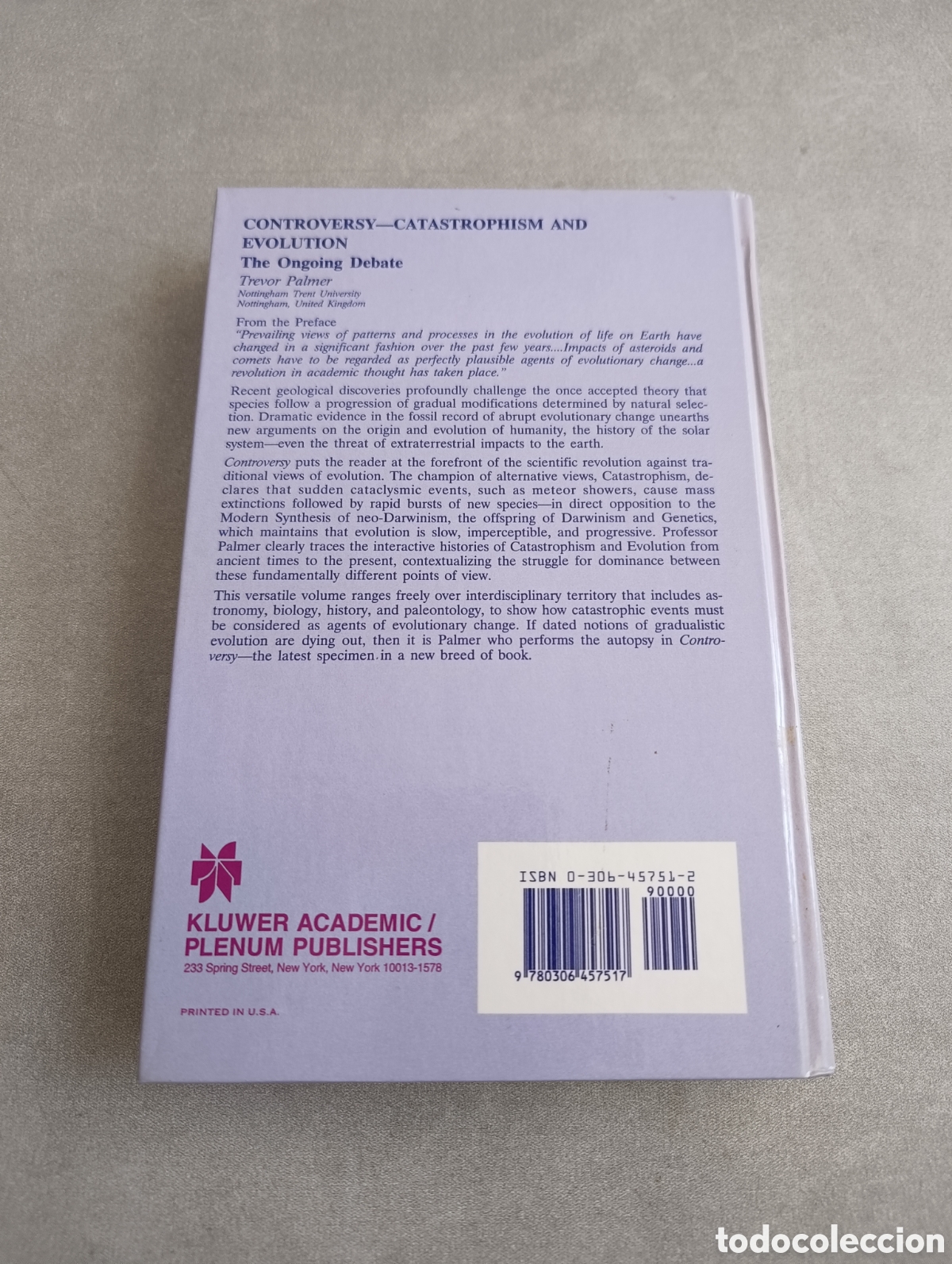 Libros de segunda mano: Controversy Catastrophism and Evolution: The Ongoing Debate. Trevor Palmer. - Foto 4
