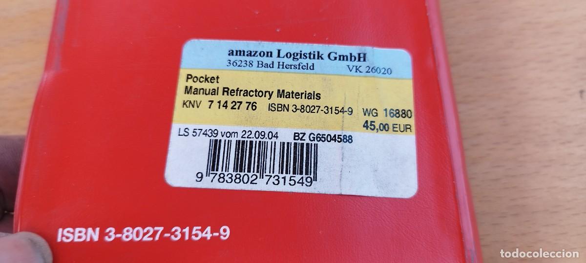 Libros de segunda mano de ciencias: POCKET MANUAL REFRACTORY MATERIALS/GERALD ROUTSCHKA/EN INGLES Manual materiales refractarios - Foto 4