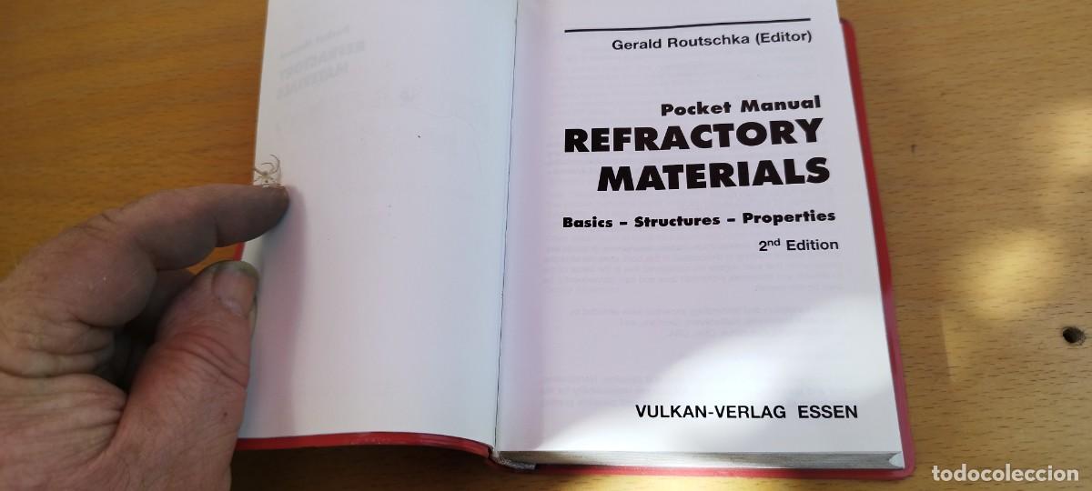 Libros de segunda mano de ciencias: POCKET MANUAL REFRACTORY MATERIALS/GERALD ROUTSCHKA/EN INGLES Manual materiales refractarios - Foto 5
