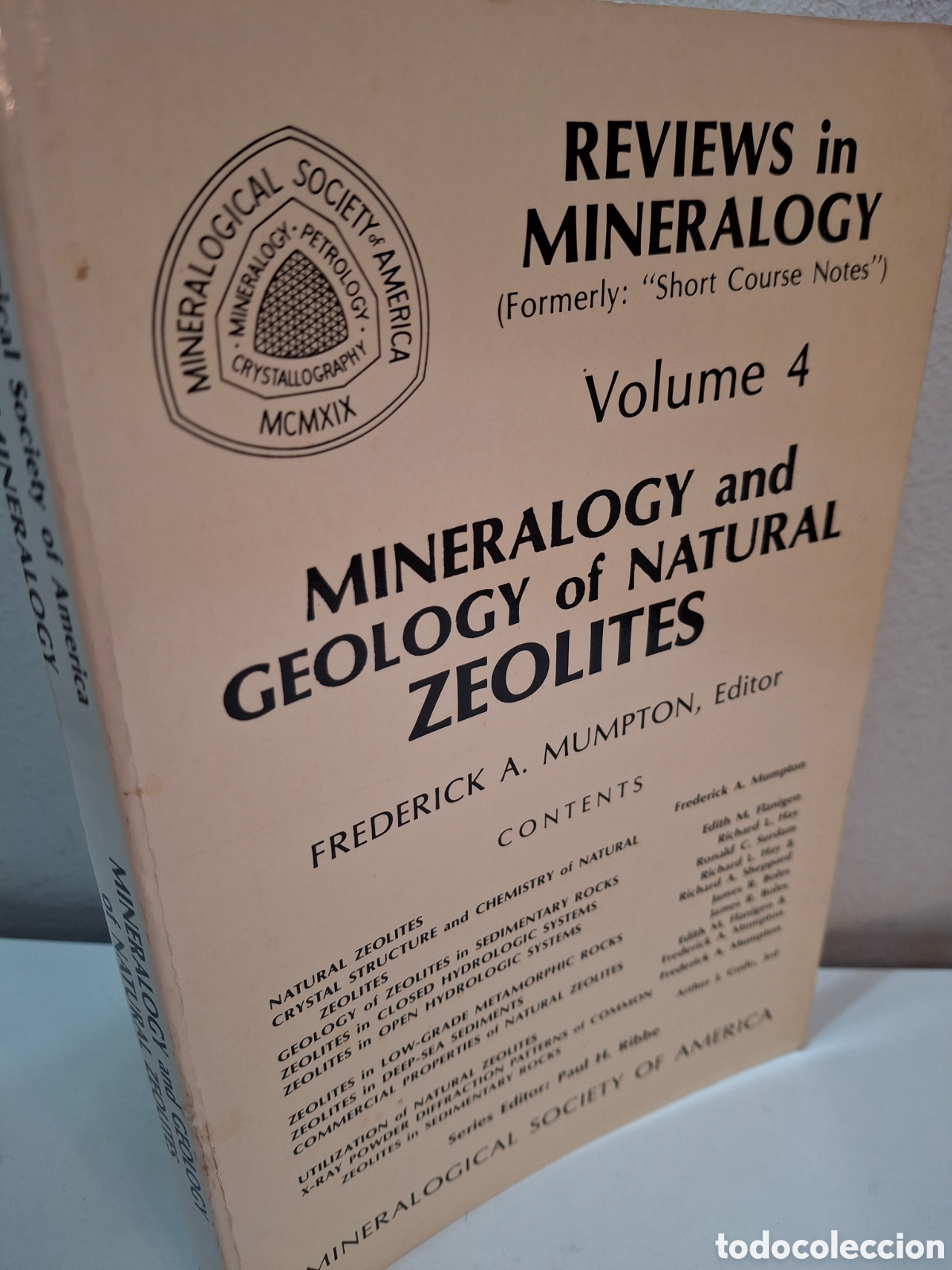 Libri di seconda mano: REVIEWS IN MINERALOGY, VOLUME 4, MINERALOGY AND GEOLOGY OF NATURAL ZEOLITES, 1981