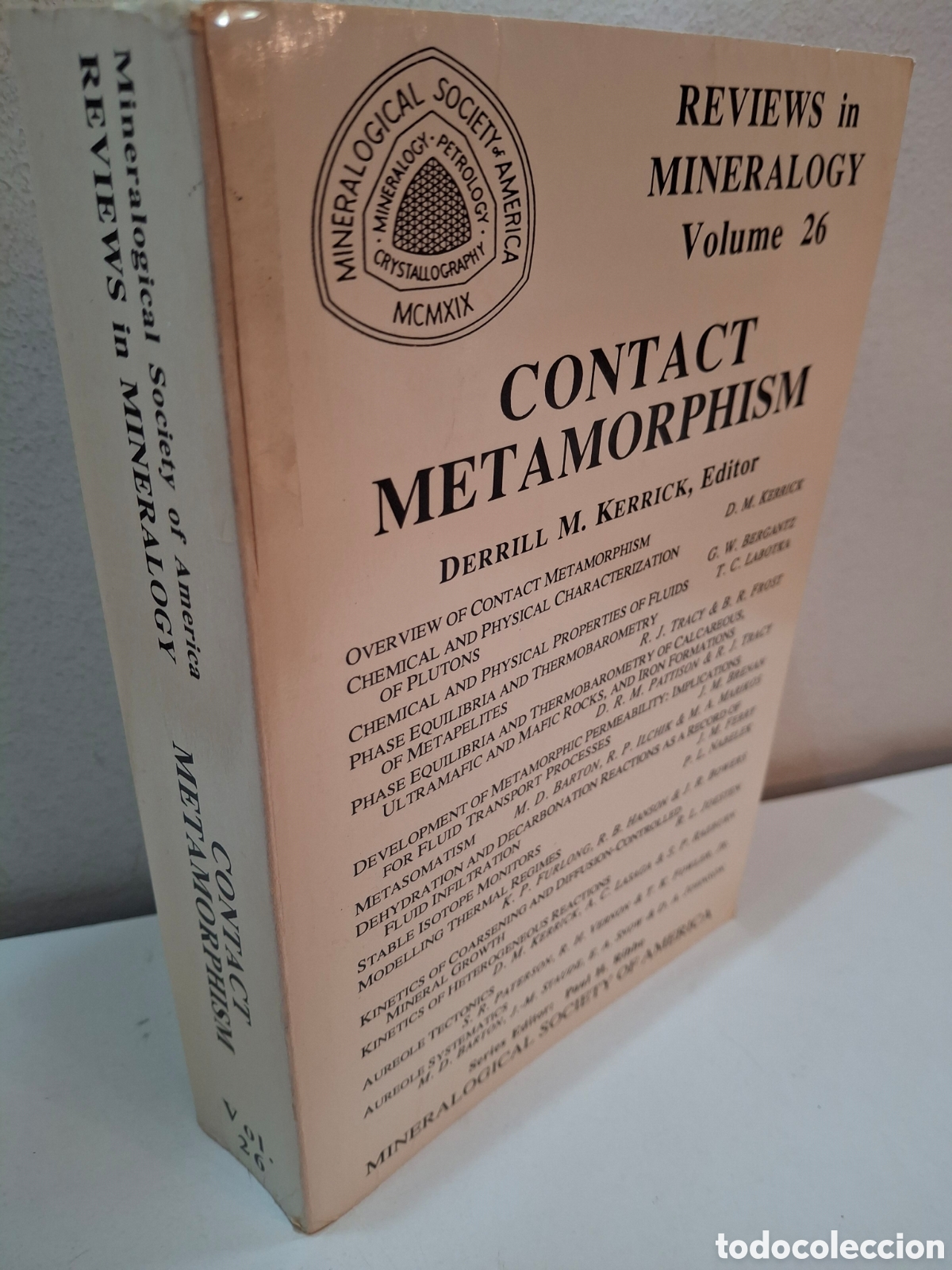Gebrauchte B&uuml;cher: REVIEWS IN MINERALOGY, VOLUME 26, CONTACT METAMORPHISM, 1991