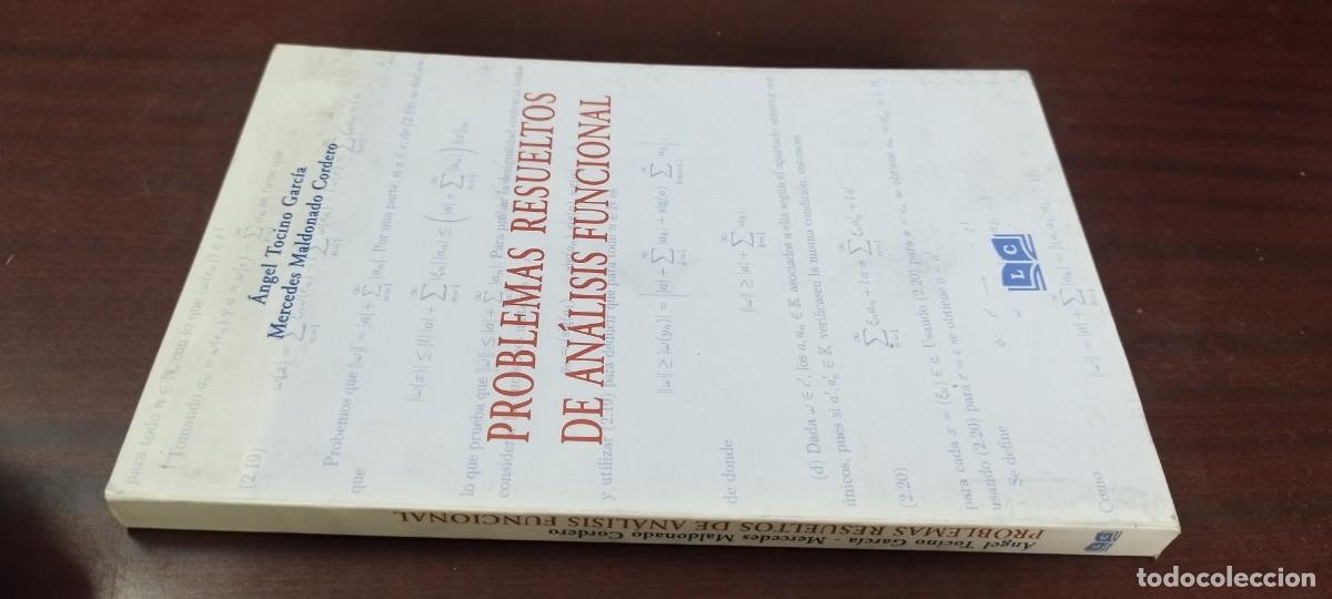 Libros de segunda mano de Ciencias: PROBLEMAS RESUELTOS DE ANALISIS FUNCIONAL /TOCINO-MALDONADO / PU-B&Ntilde;-2 / LC
