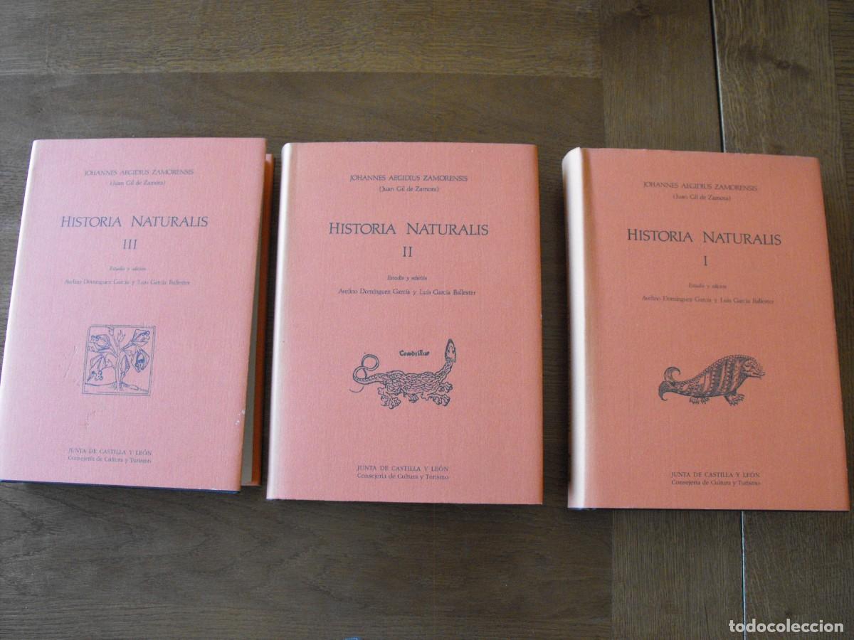 Gebrauchte B&uuml;cher: Gil de Zamora, Juan. Historia Naturalis. Junta de Castilla y Le&oacute;n. 1994. 3 Tomos.