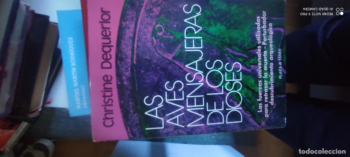 Libros de segunda mano: LAS AVES MENSAJERAS DE LOS DIOSES. CHRISTINE DEQUERLOR