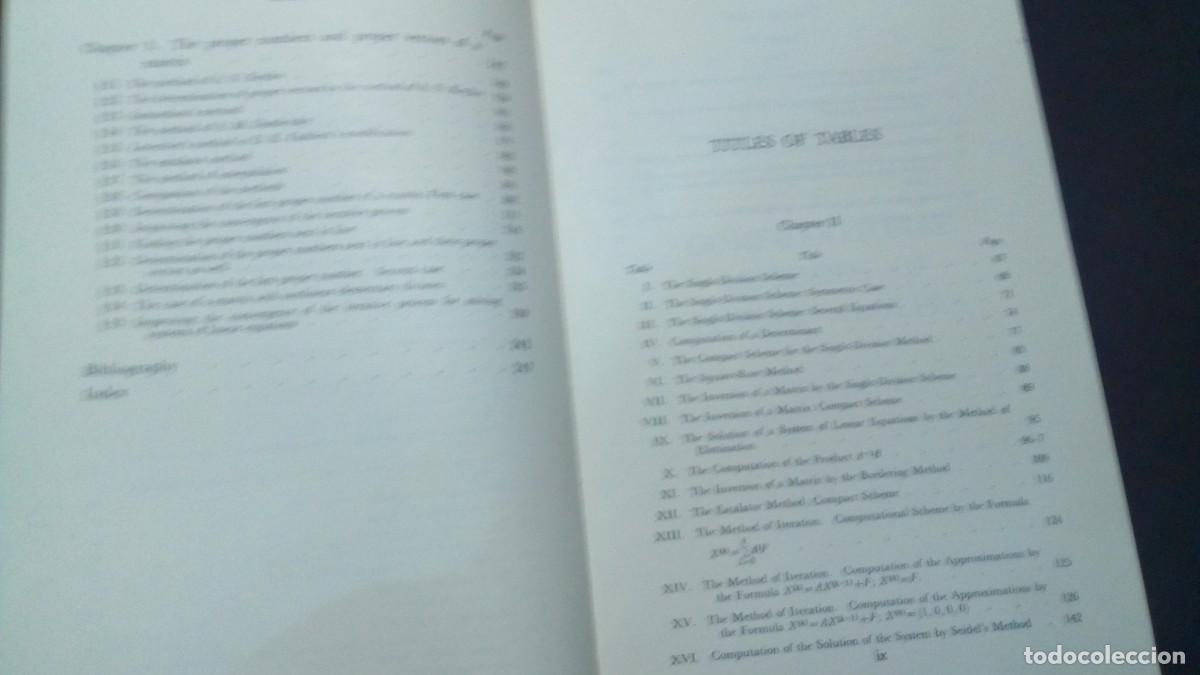 Libros de segunda mano de ciencias: COMPUTATIONAL METHODS OF LINEAR ALGEBRA-V. N. FADDEEVA-1959 - Foto 4