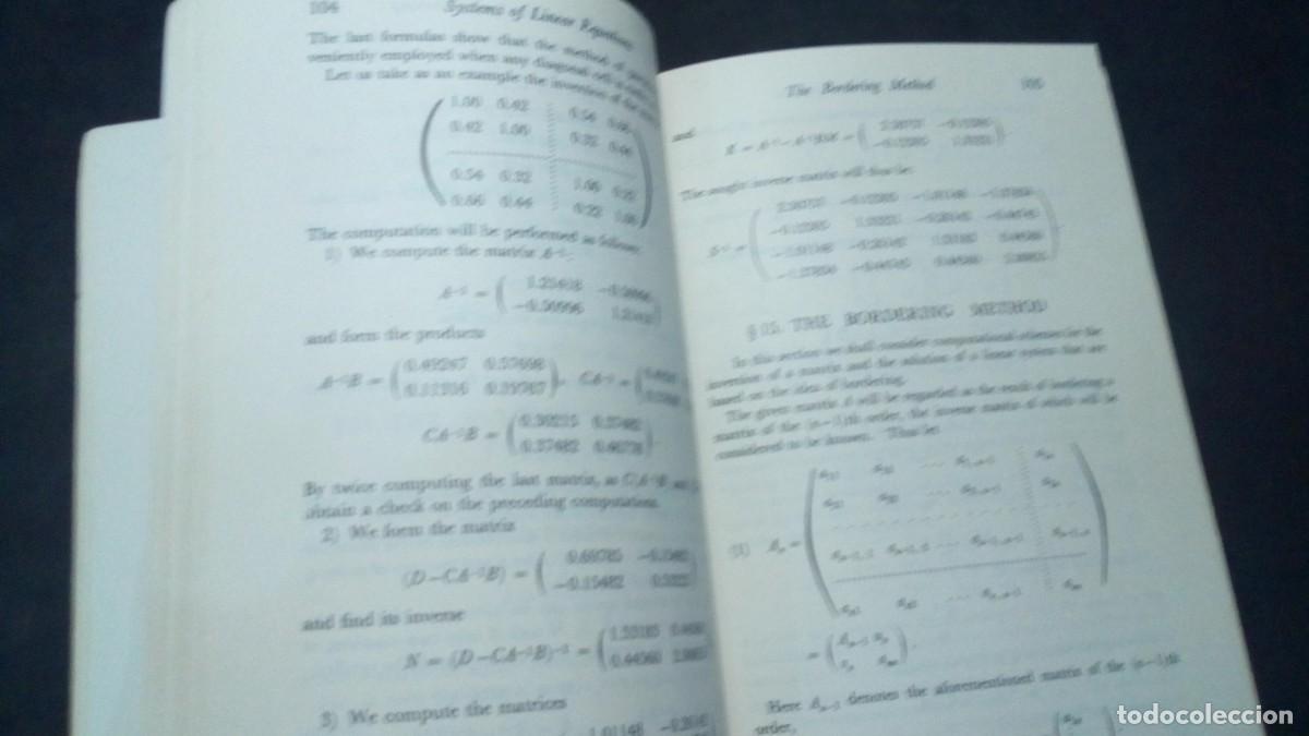 Libros de segunda mano de ciencias: COMPUTATIONAL METHODS OF LINEAR ALGEBRA-V. N. FADDEEVA-1959 - Foto 9