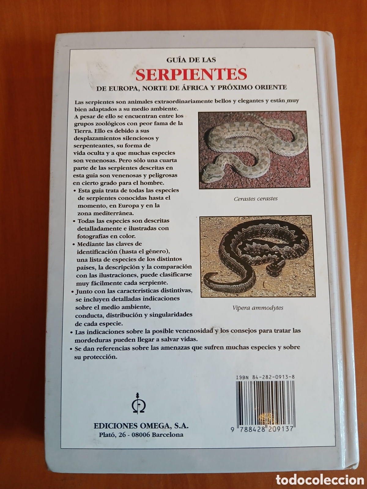 Libros de segunda mano: Serpientes. Ulrich Gruber. - Foto 2