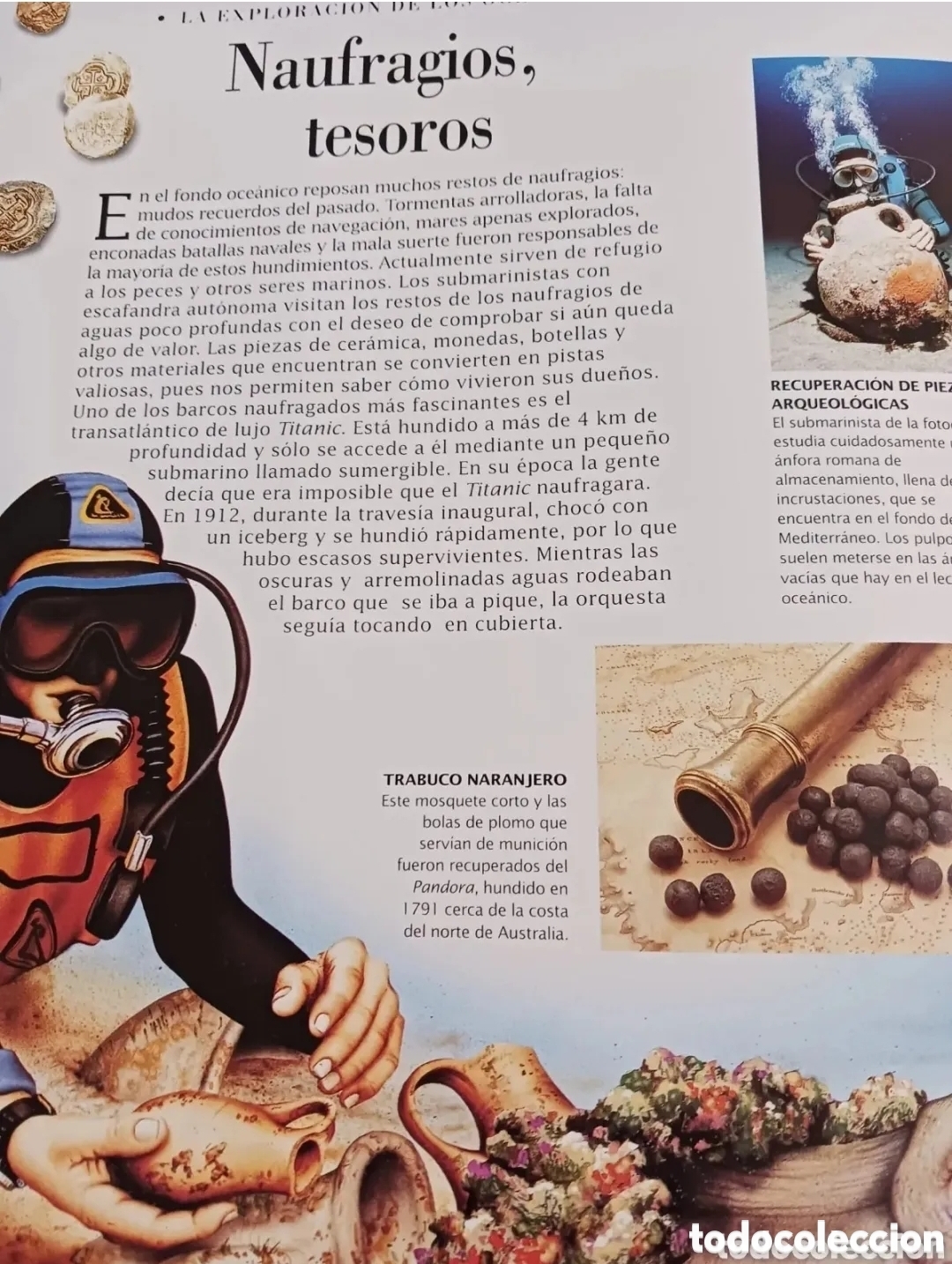 Libros de segunda mano: Libro La vida bajo el mar / Descubrimientos - Foto 2
