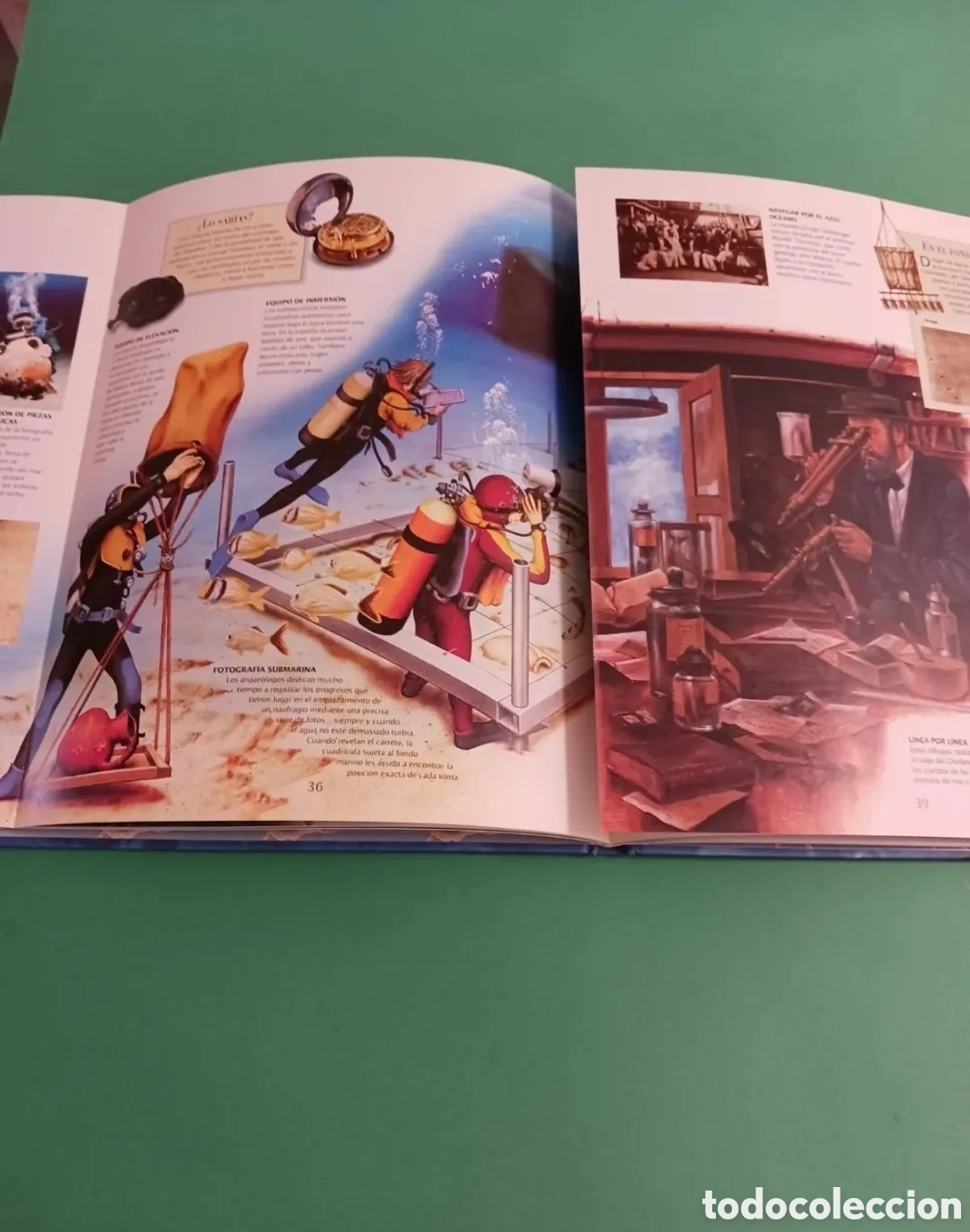 Libros de segunda mano: Libro La vida bajo el mar / Descubrimientos - Foto 3