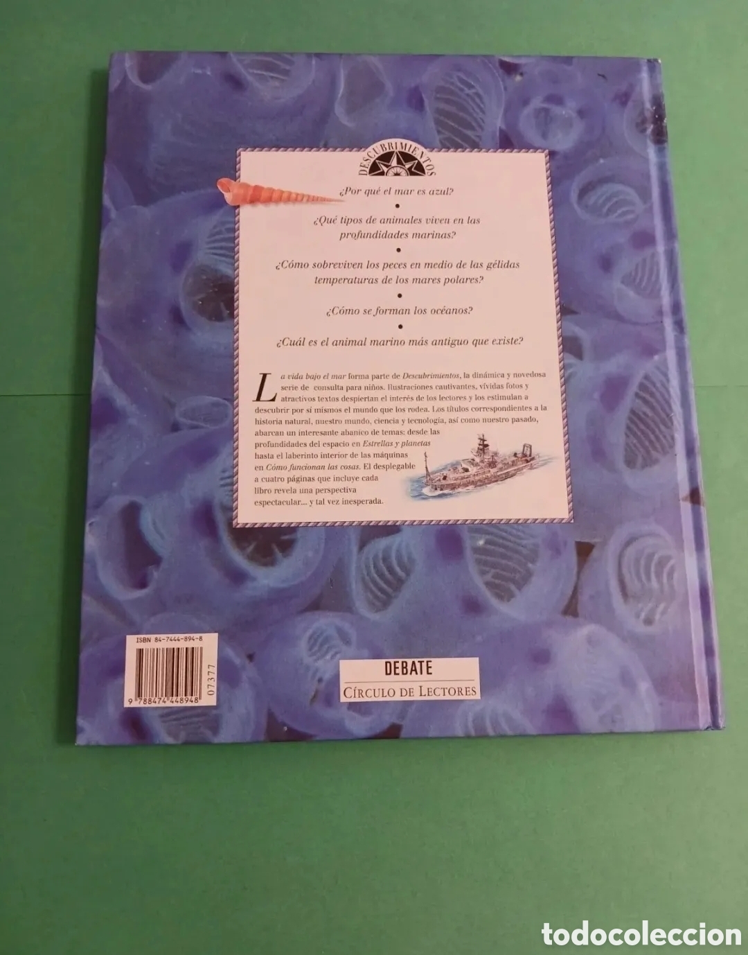 Libros de segunda mano: Libro La vida bajo el mar / Descubrimientos - Foto 7