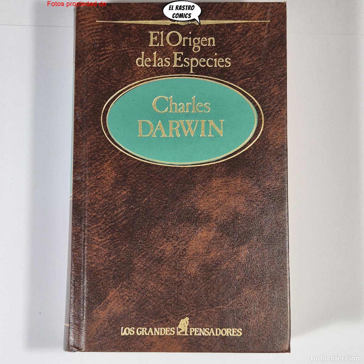 Libros de segunda mano: El origen de las especies, Charles Darwin, Los grandes pensadores, Sarpe 1983