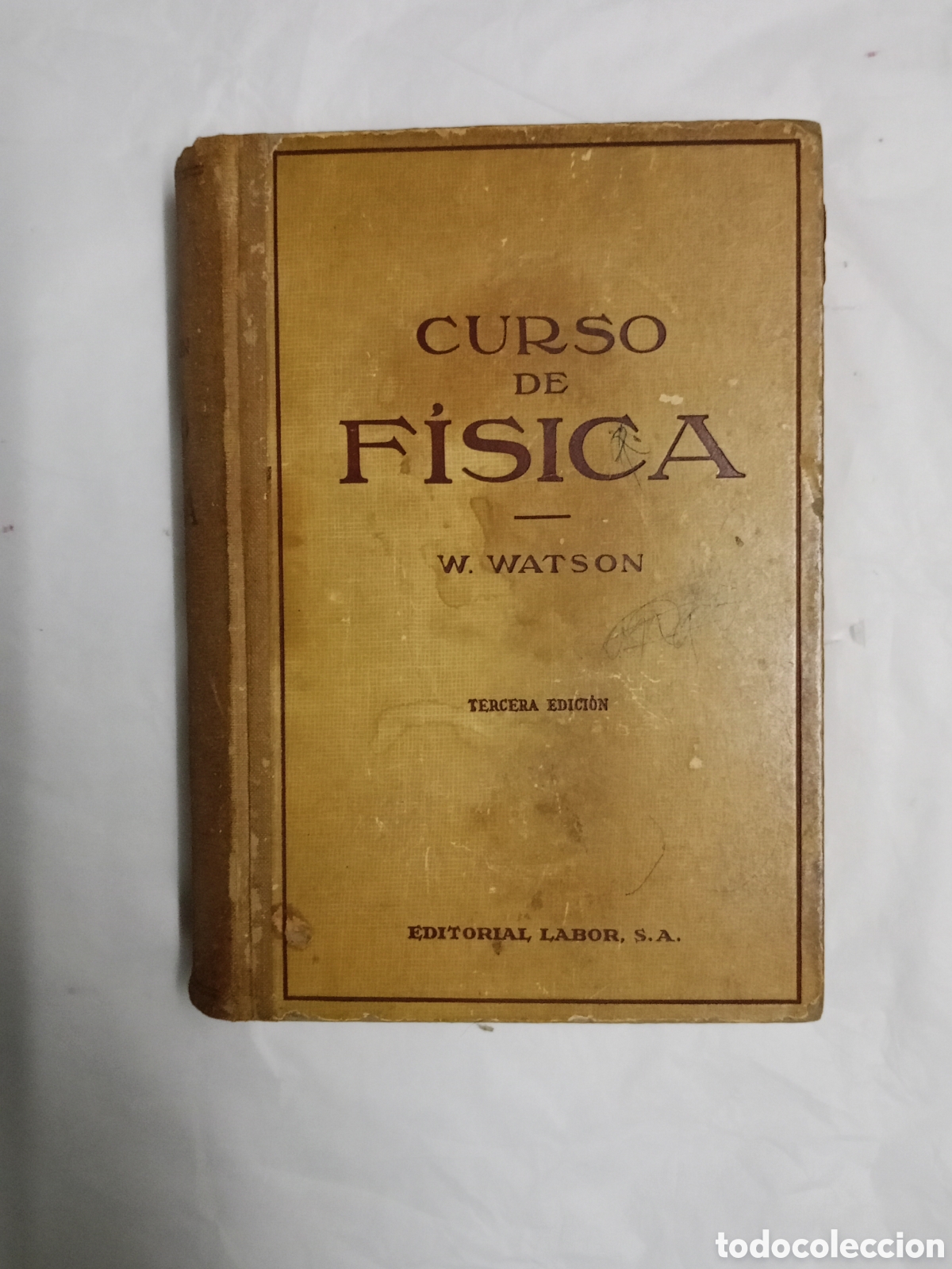 Libros de segunda mano de ciencias: Curso de F&iacute;sica W.Watson editorial labor 1945 - Foto 1