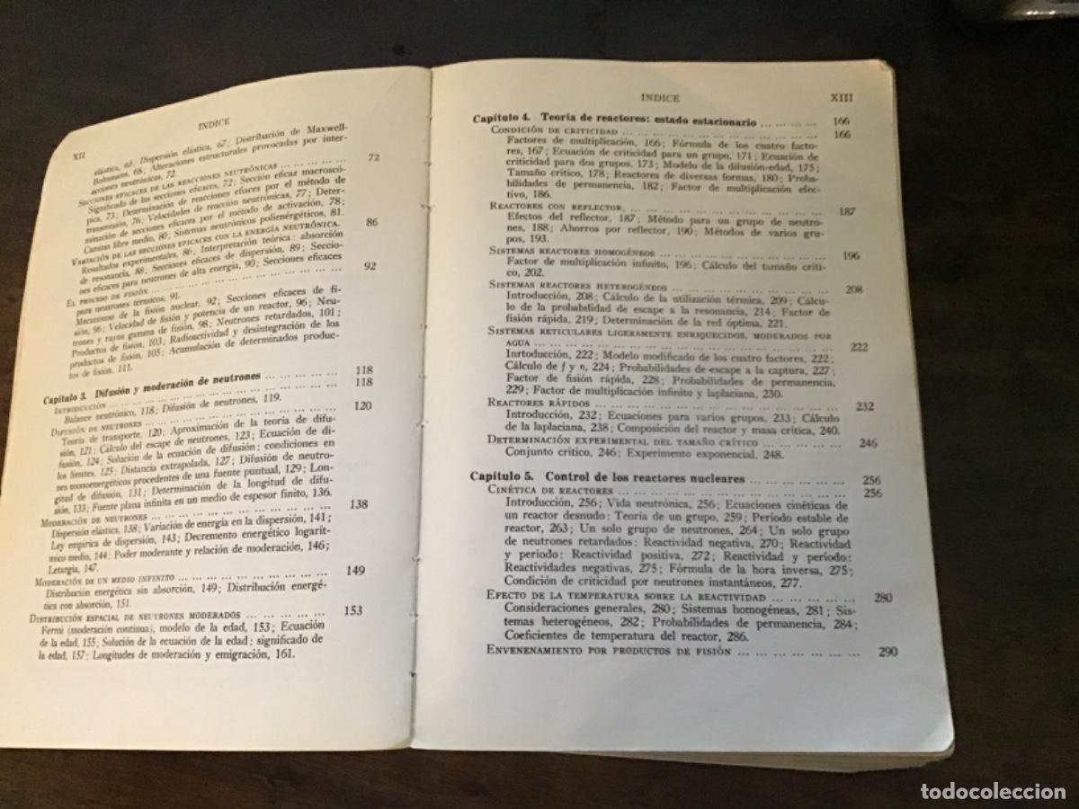 Libros de segunda mano de ciencias: Ingenier&iacute;a de reactores nucleares.S. Glasstone. Ed Revert&eacute;. 1968 - Foto 6