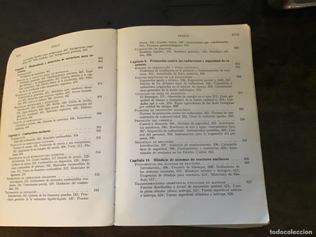Libros de segunda mano de ciencias: Ingenier&iacute;a de reactores nucleares.S. Glasstone. Ed Revert&eacute;. 1968 - Foto 8