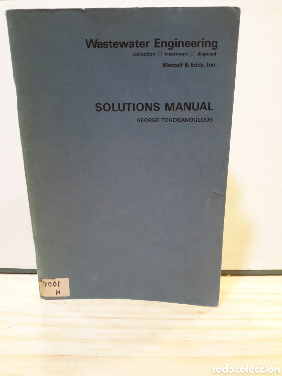 Libros de segunda mano de ciencias: Wastewater Enginnering Solitions manual - Foto 1